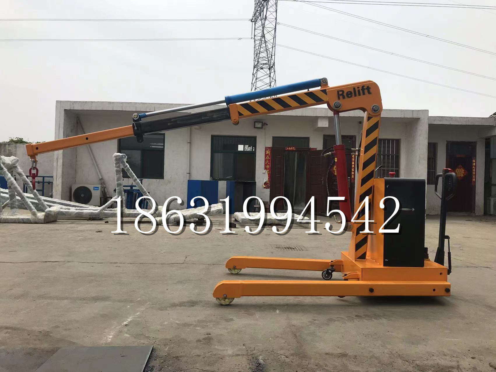 青山区久征定做3吨三轮随车吊 农用园林绿化移树吊 平板工程用小吊机